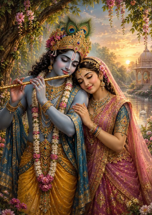 3:4 radha krishna